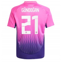 Camiseta Alemania Ilkay Gundogan #21 Segunda Equipación Replica Eurocopa 2024 mangas cortas